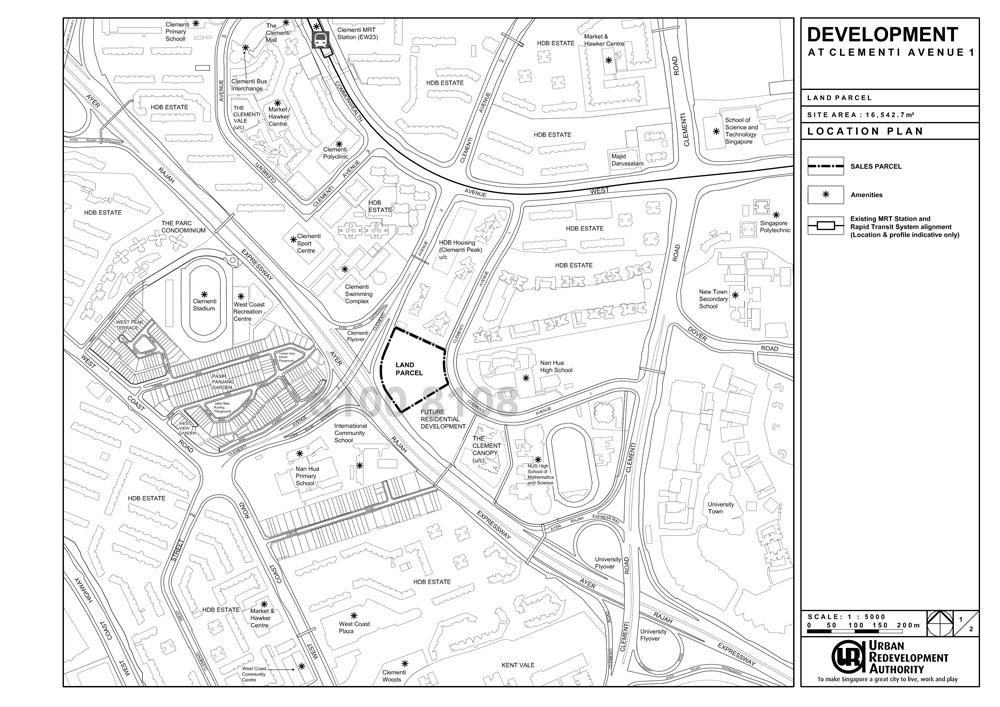 Clavon Land Plot Technical Map 1