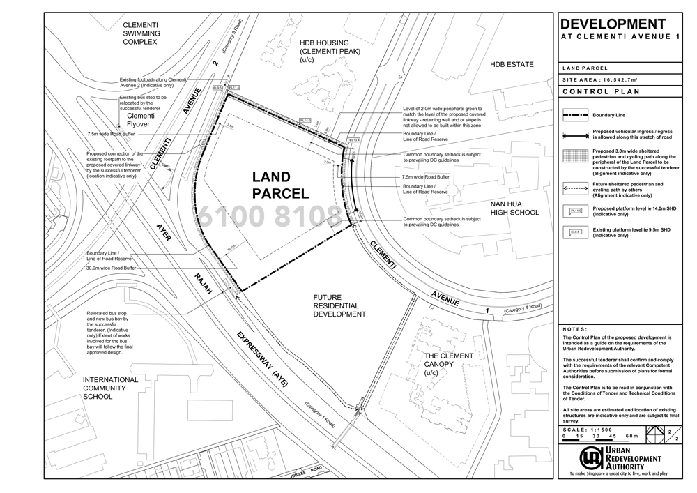 Clavon Land Plot Technical Map 2