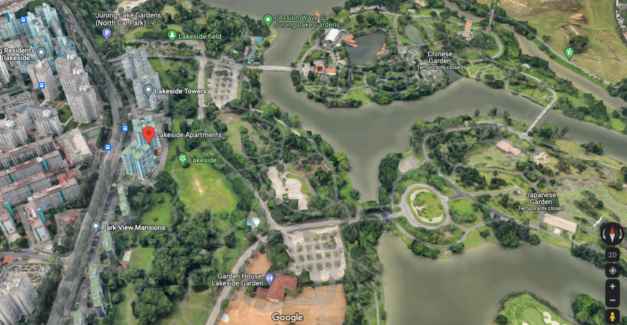 Lakeside Apartments Google Map View