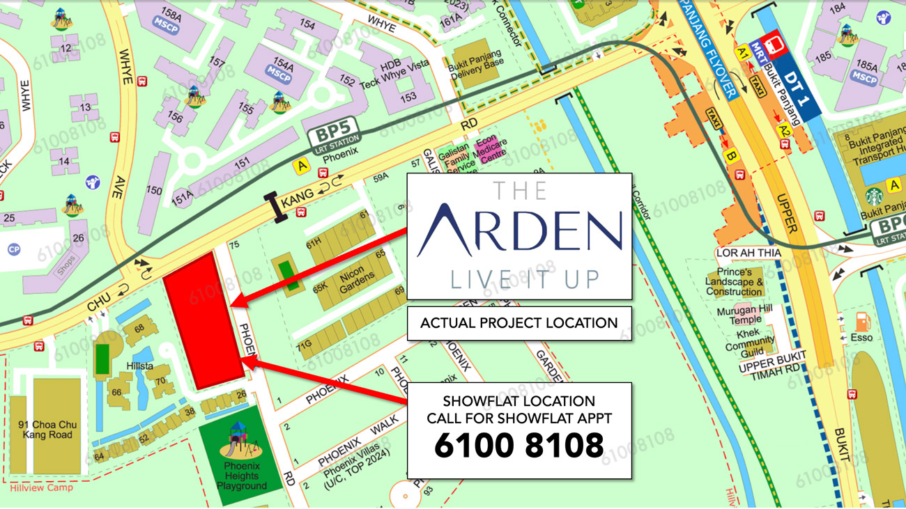 The Arden Showflat Location
